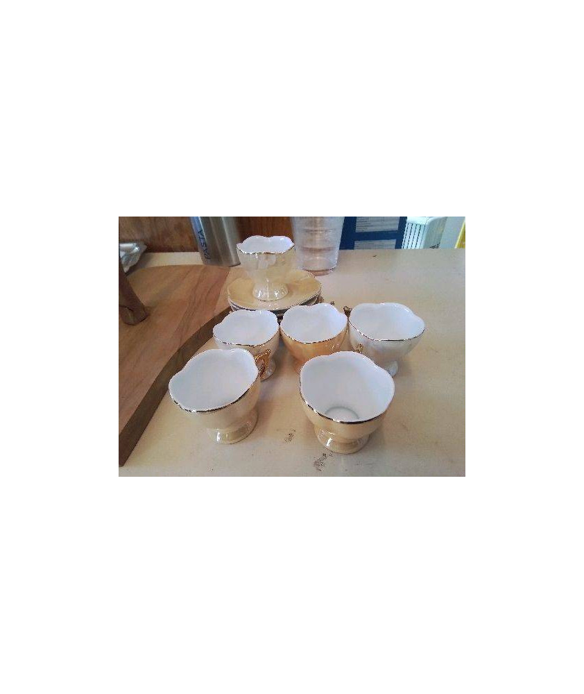 LOT DE 6 TASSES A CAFÉ 