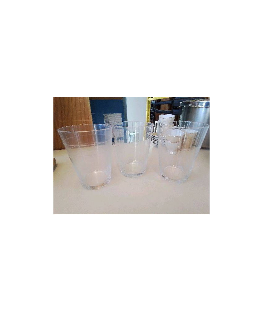 LOT DE 3 VERRES A JUS 