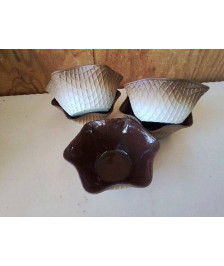 LOT DE 5 COUPES A GLACE