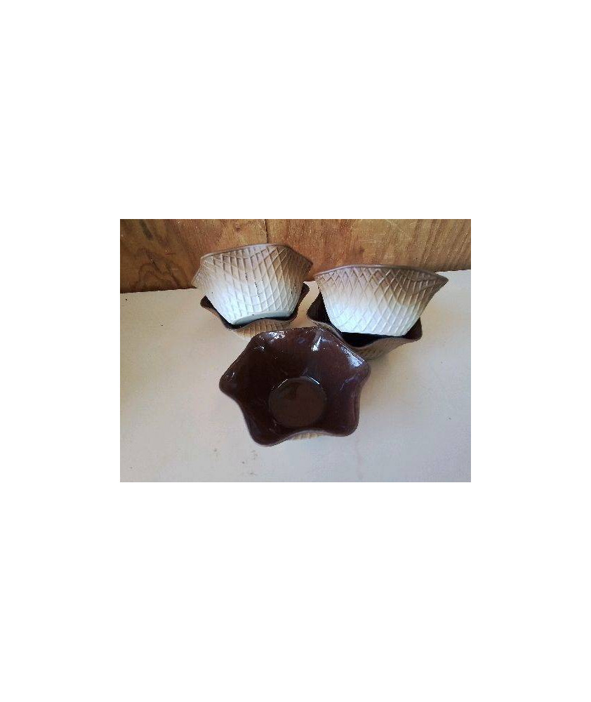 LOT DE 5 COUPES A GLACE 