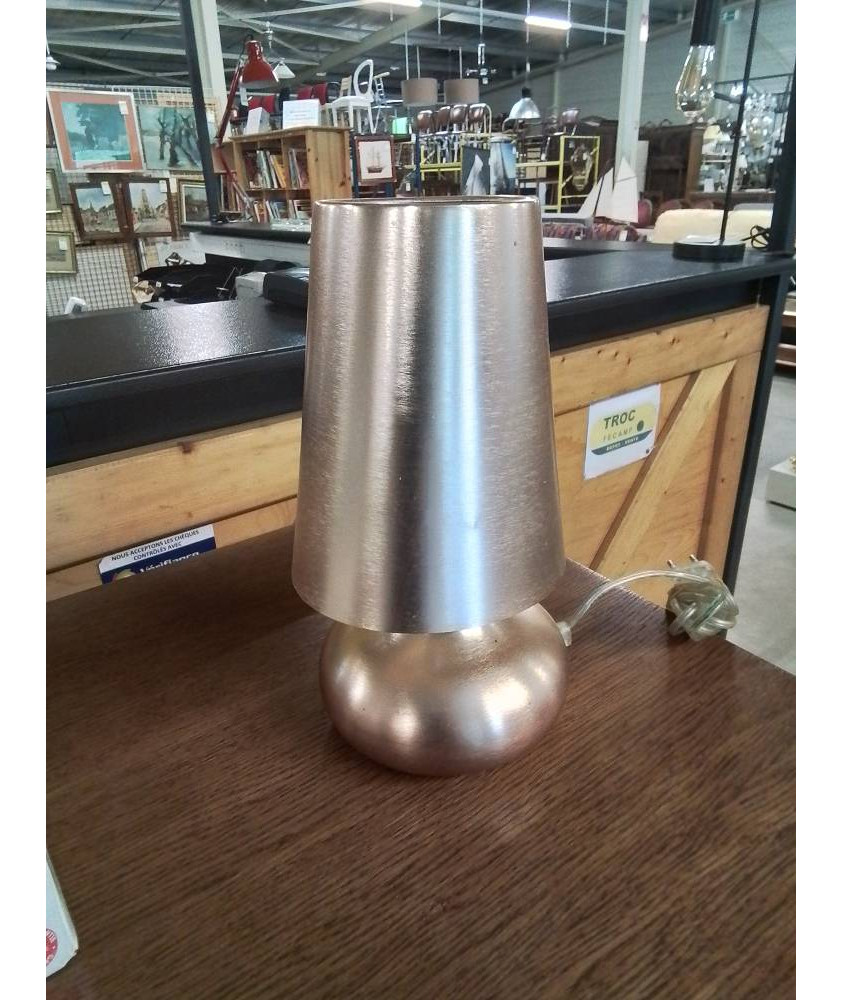 LAMPE MÉTAL DORÉ 