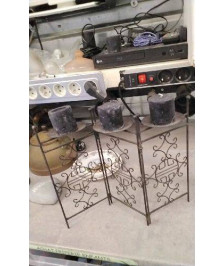 DECO PARAVENT PM PORTE BOUGIE - METAL 