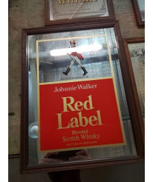 MIROIR PUBLICITAIRE JOHNNIE WALKER RED LABEL