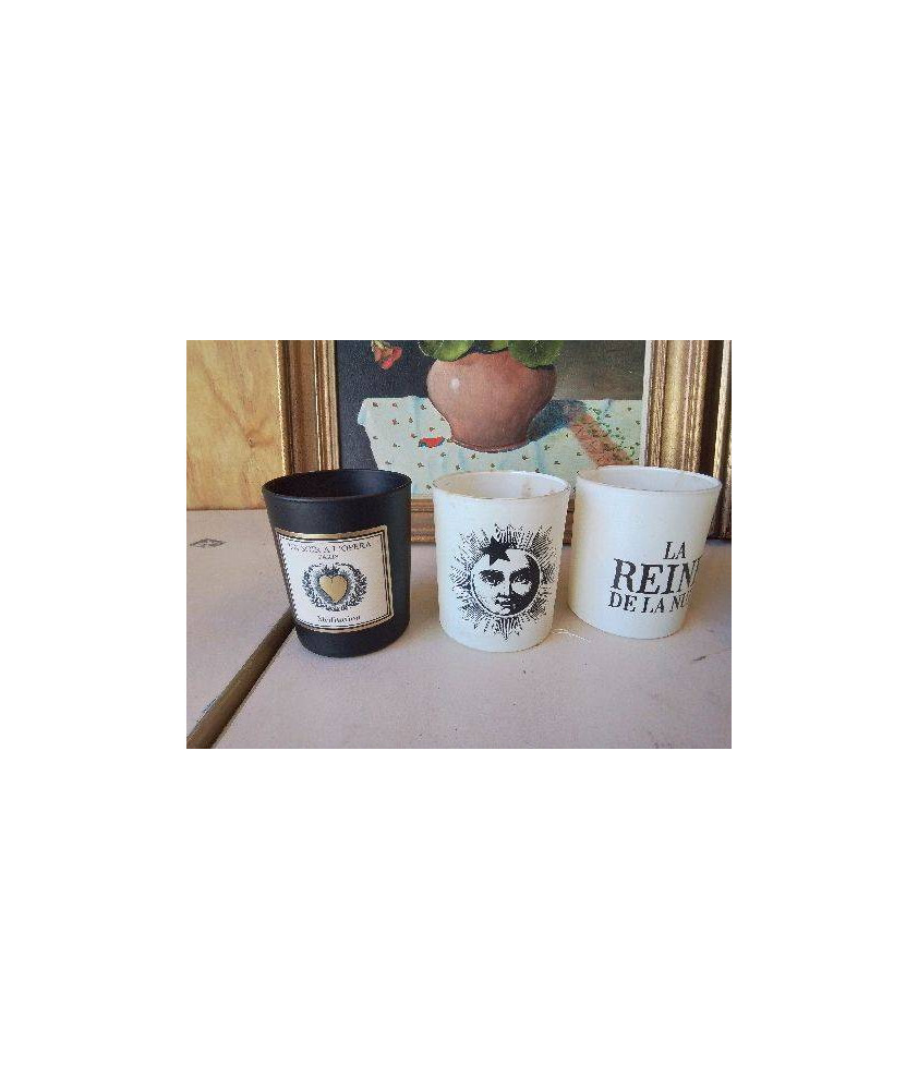 VERRE BOUGIE DECO