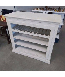 ETAGERE RANGE BOUTEILLES BLANCHE
