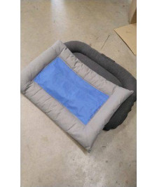 COUSSIN RECT GRIS BLEU 