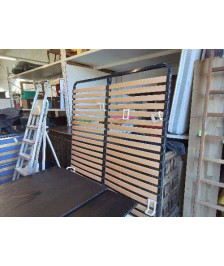 SOMMIER A LATTES 160X200 + 4 PIEDS