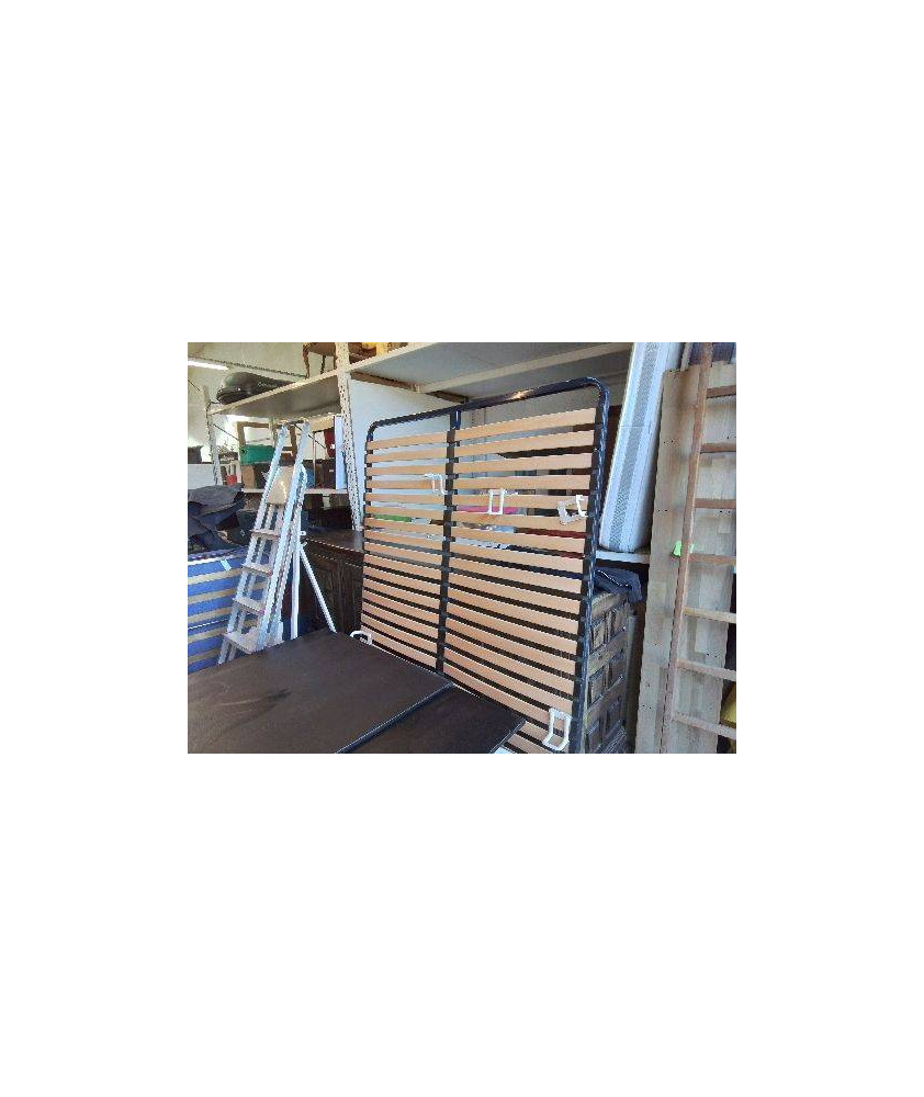 SOMMIER A LATTES 160X200 + 4 PIEDS
