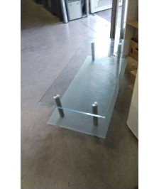 TABLE BASSE VERRE 