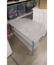 MEUBLE TV VERRE - 3 PLATEAUX 