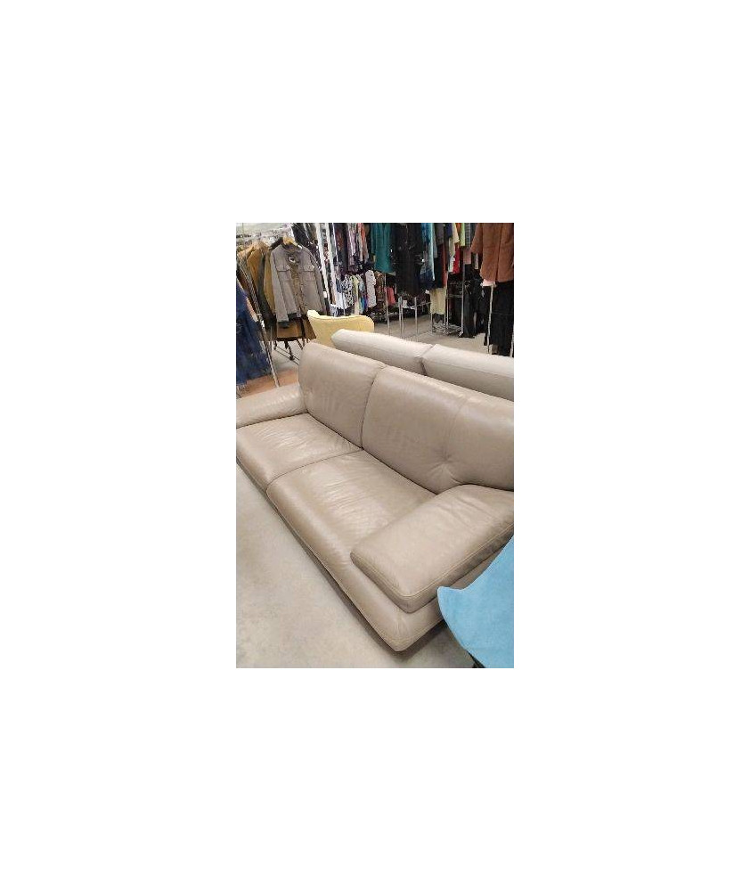 CANAPE CUIR 3 PLACES 