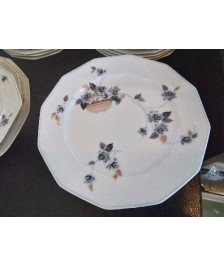 LOT DE 10 ASSIETTES EN PORCELAINE 