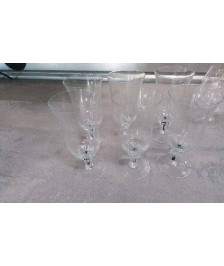 VERRE A PIED CRISTAL LE LOT