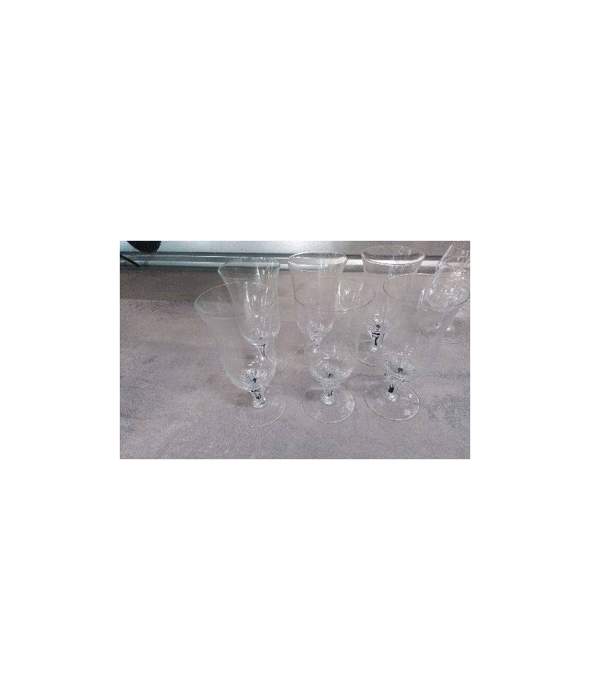 VERRE A PIED CRISTAL LE LOT