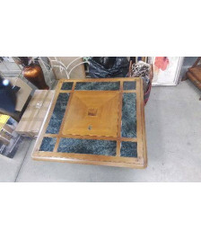 TABLE BASSE CARREE MEURISIER BARRE DUGUE