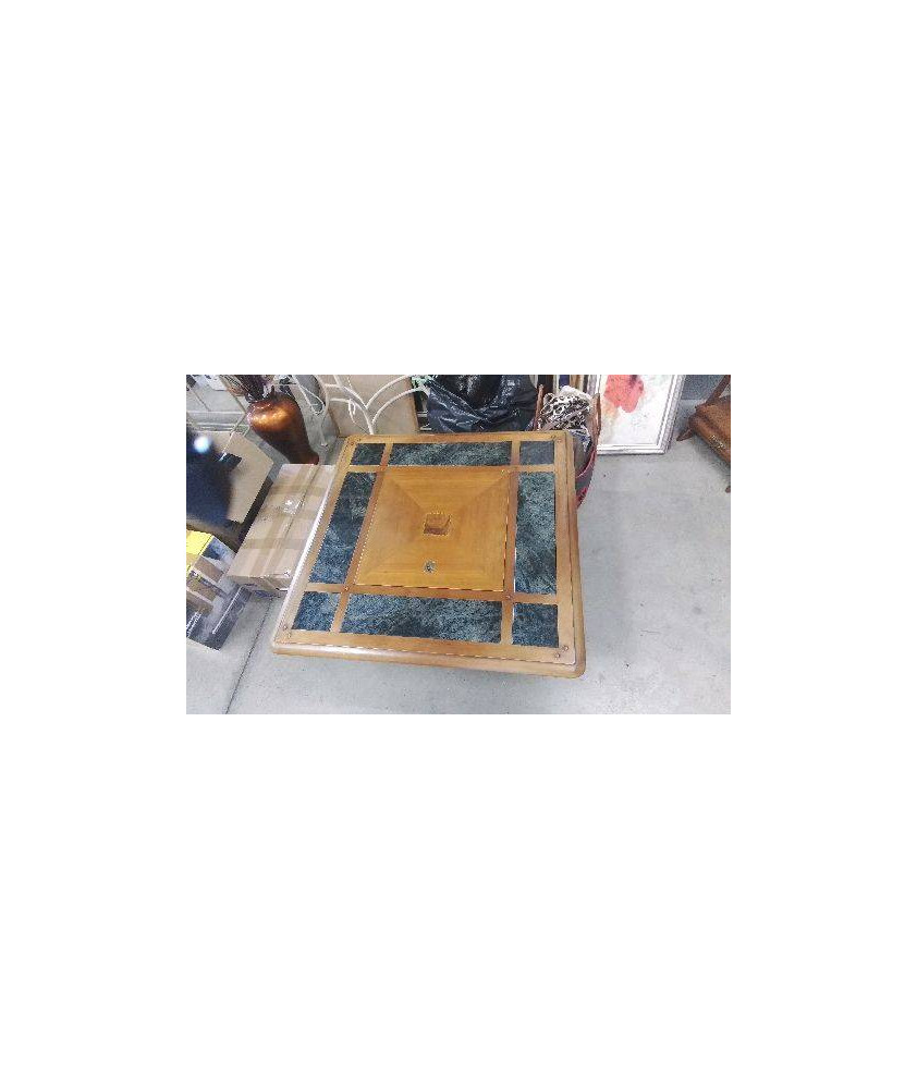 TABLE BASSE CARREE MEURISIER BARRE DUGUE