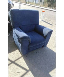 FAUTEUIL RELAX MANUEL BLEU 