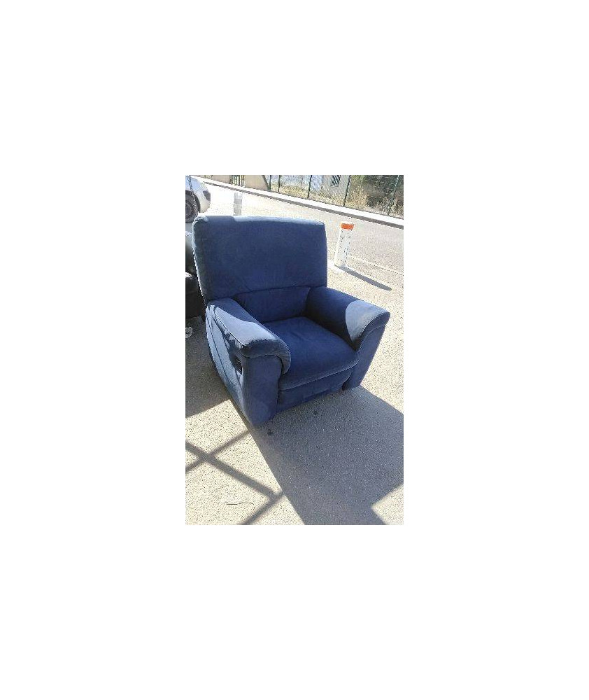 FAUTEUIL RELAX MANUEL BLEU 
