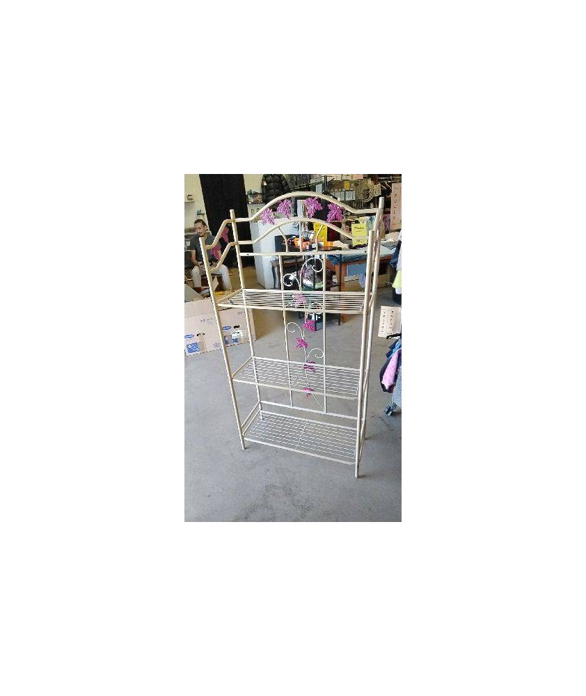 ETAGERE FER ECRU