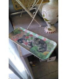 PLATEAU RECT CHATONS 