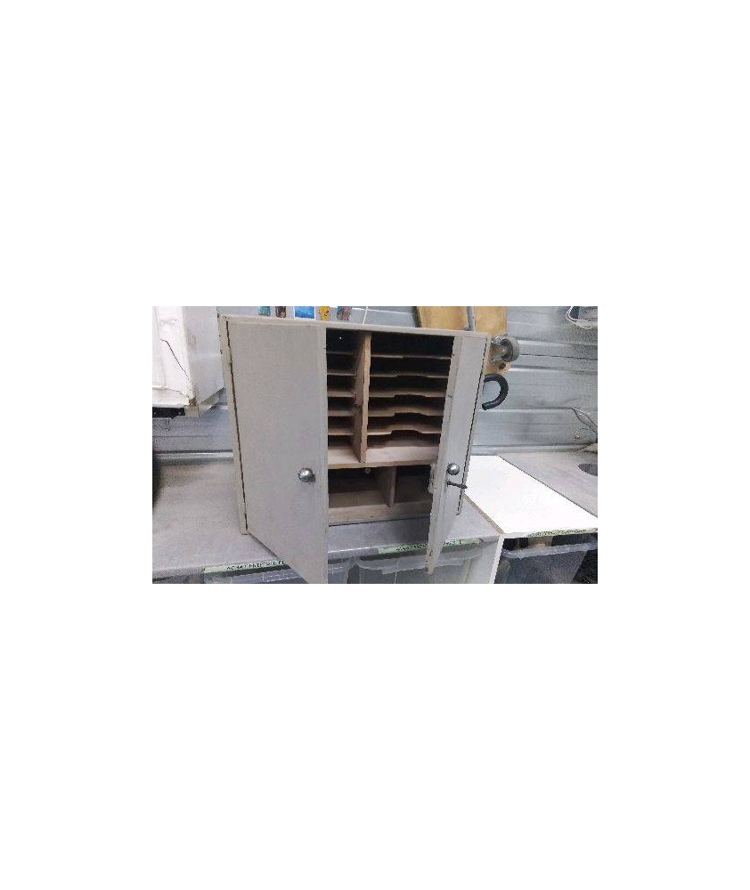 MEUBLE DE BUREAU 2 PORTES 