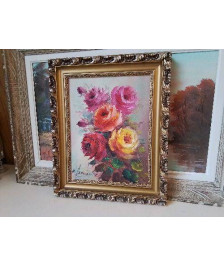 TABLEAU ’BOUQUET DE PIVOINE DE BONVIN’