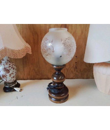 LAMPE PIED BOIS