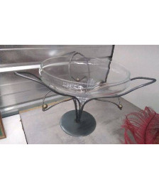 COUPE VERRE SUR SUPPORT 