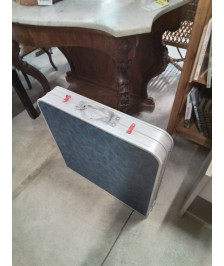 TABLE PLIANTE DE PIQUE NIQUE BLEU PLIANTE AVEC SES 4 TABOURETS QUECHUA