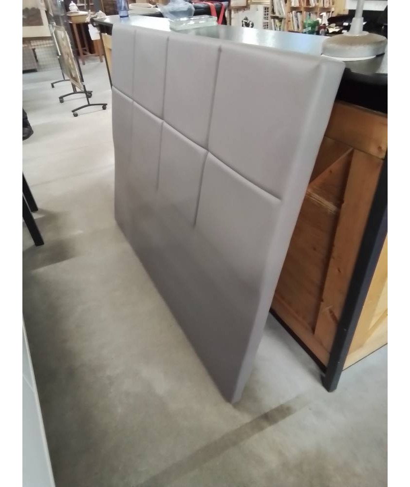 TETE DE LIT PU TAUPE 