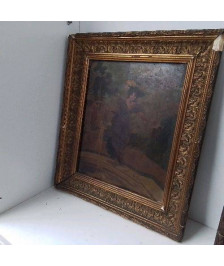 TABLEAU SCENE GALANTE 