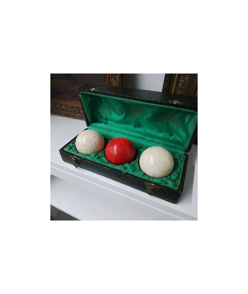 JEU DE 3 BOULES BILLARD FRANCAIS 