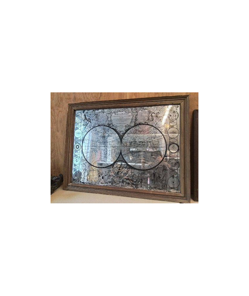 MIROIR MAPPE MONDE 