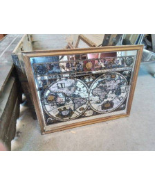 MIROIR MAPPE MONDE 