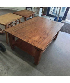 TABLE BASSE BOIS METAL 
