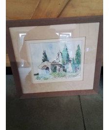 AQUARELLE EGLISE