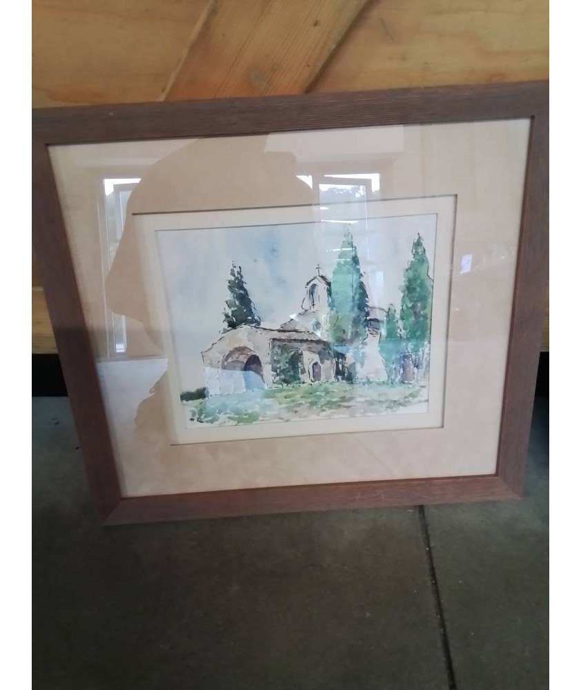 AQUARELLE EGLISE