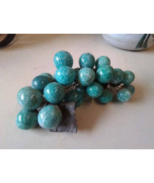 GRAPPE DE RAISIN EN AMOZONITE