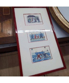 CADRE 3 GRAVURES