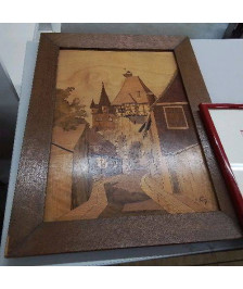 CADRE MARQUETERIE 
