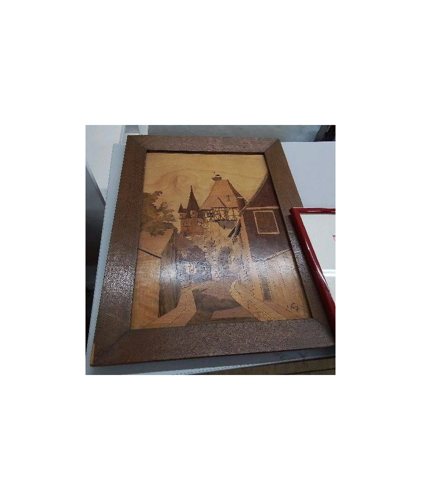 CADRE MARQUETERIE 