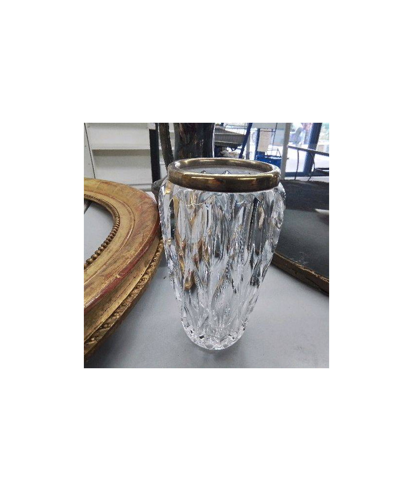 VASE LISERET DORÉ 