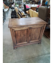 BUFFET BAS 2 PORTES BOIS MOULURÉ FIN XIXE 