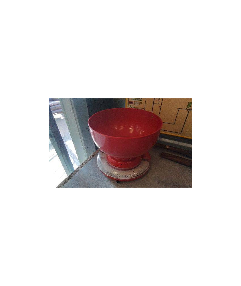 BALANCE DE MENAGE ROUGE