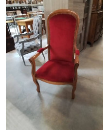 VOLTAIRE HAUT VELOURS ROUGE 