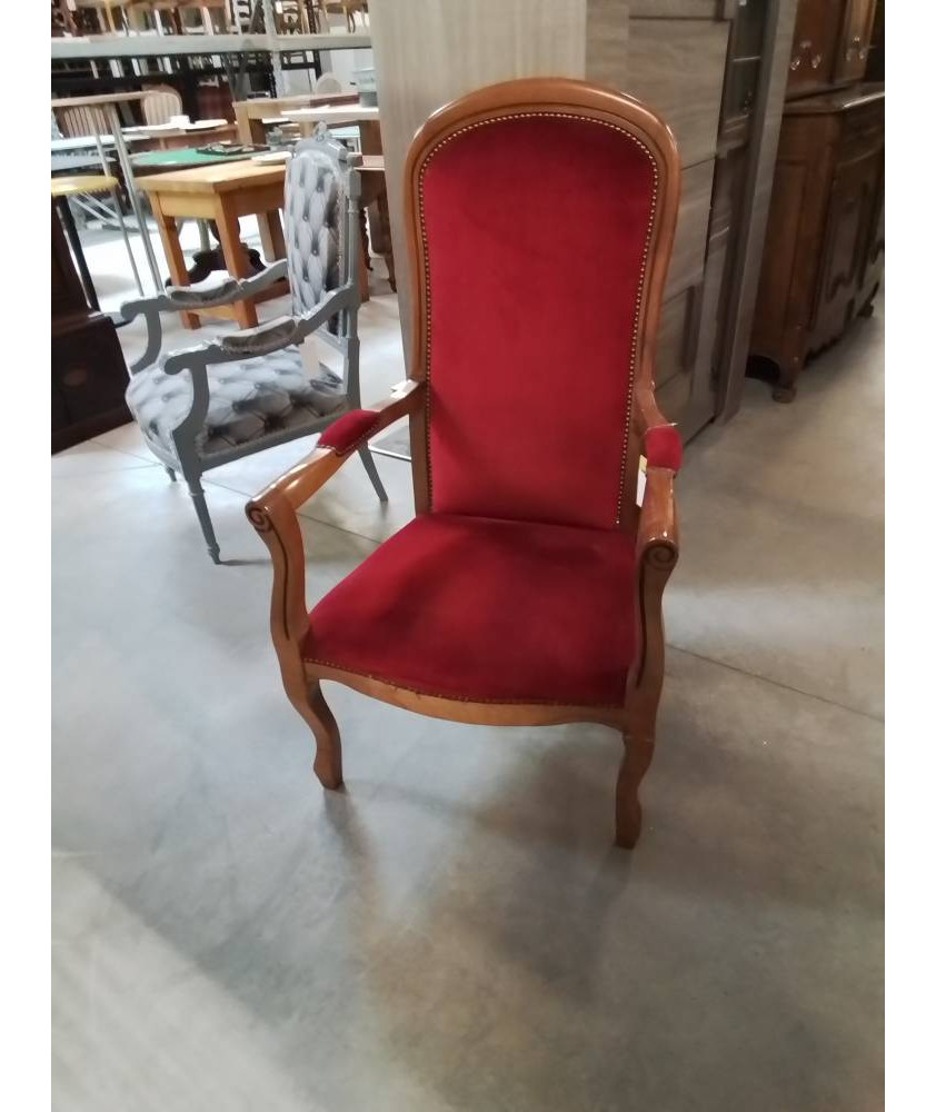 VOLTAIRE HAUT VELOURS ROUGE 