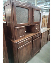 BUFFET MADO BOIS 6 PORTES 2 TIROIRS ANNÉES 50