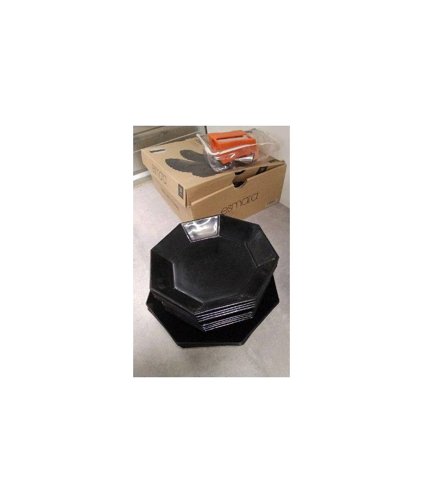ASSIETTE NOIRE LE LOT