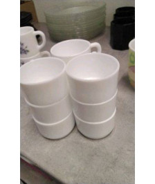 TASSE A CAFE BLANCHE LE LOT