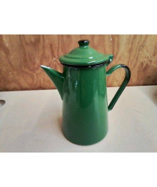 CAFETIÈRE EN TOLE EMAILLEE 
